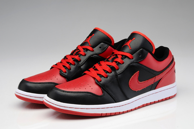 Air Jordan 1 Men Shoes Black/Red Online